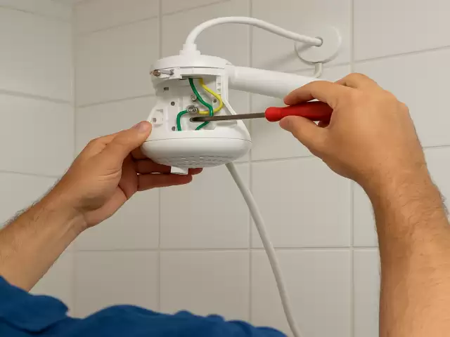 Instalação e troca de chuveiro elétrico